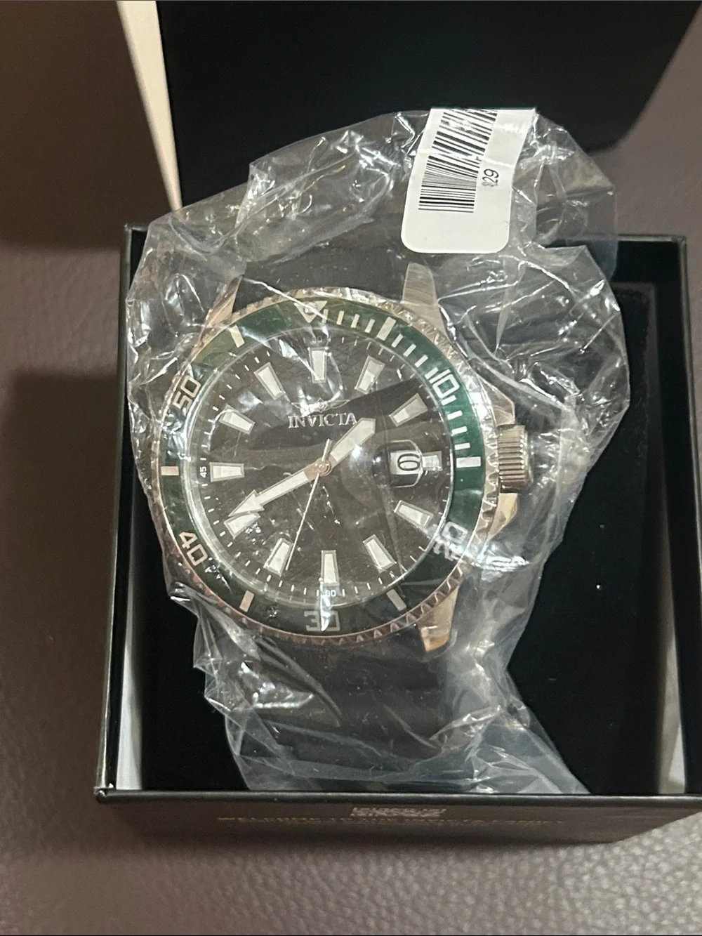 Invicta Pro Diver Stainless Steel Japan Movement 50M-Water Resistant Watch in🖤💚🩶